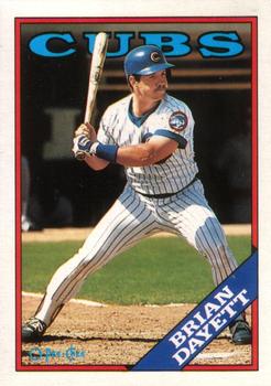 1988 O-Pee-Chee Baseball Cards 136     Brian Dayett